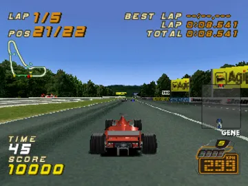 F1 Racing Championship (EU) screen shot game playing